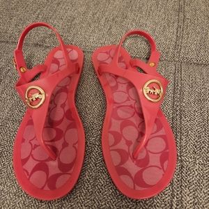 Coach Jelly Sandals💕
